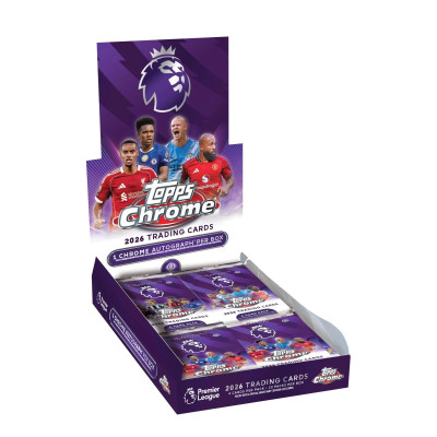 Topps Chrome Premier League 2026 hobby box