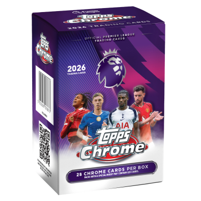 2026 Topps Chrome® Premier League - Value Box 英超