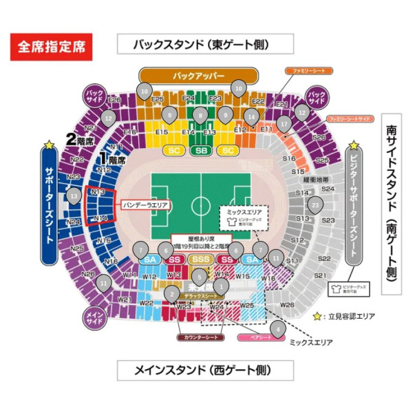 6/6 17:00 Yokohama F･Marinos vs Others @日産スタジアム