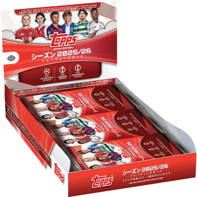 2026 Topps UEFA Japan Edition Hobby Box 日本版歐洲賽收藏卡