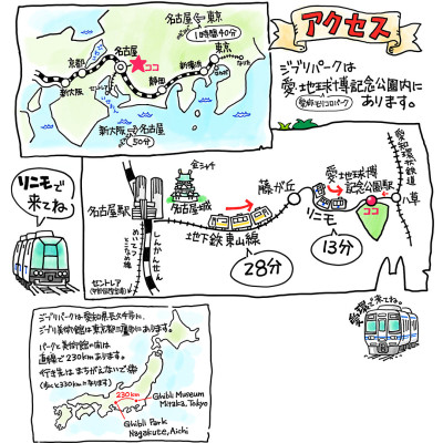 名古屋吉卜力公園 路線圖